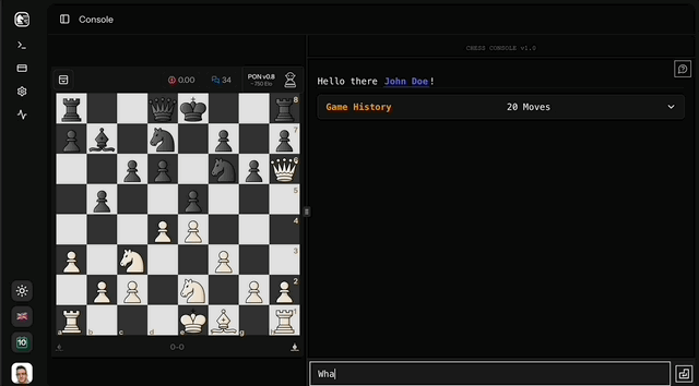 Chess Console Analysis Flow